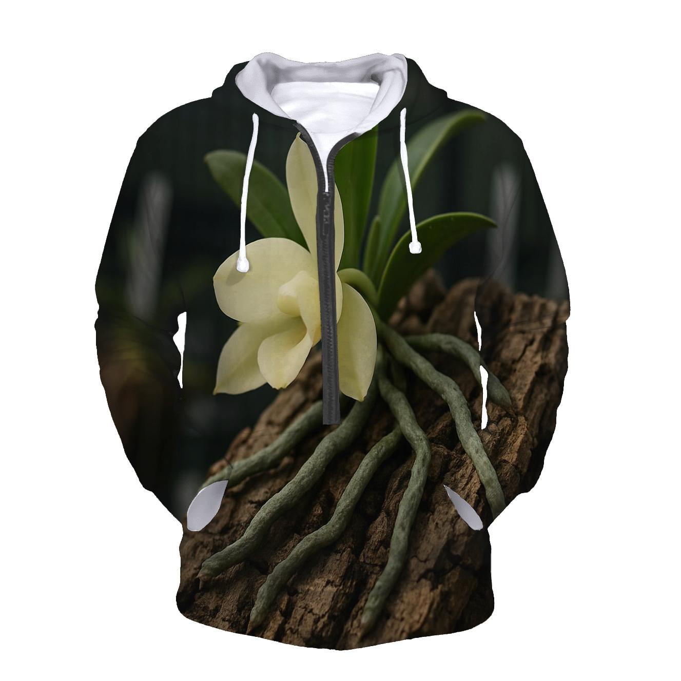 Orchid Roots And Bark In A Conservation Nursery custom hoodies