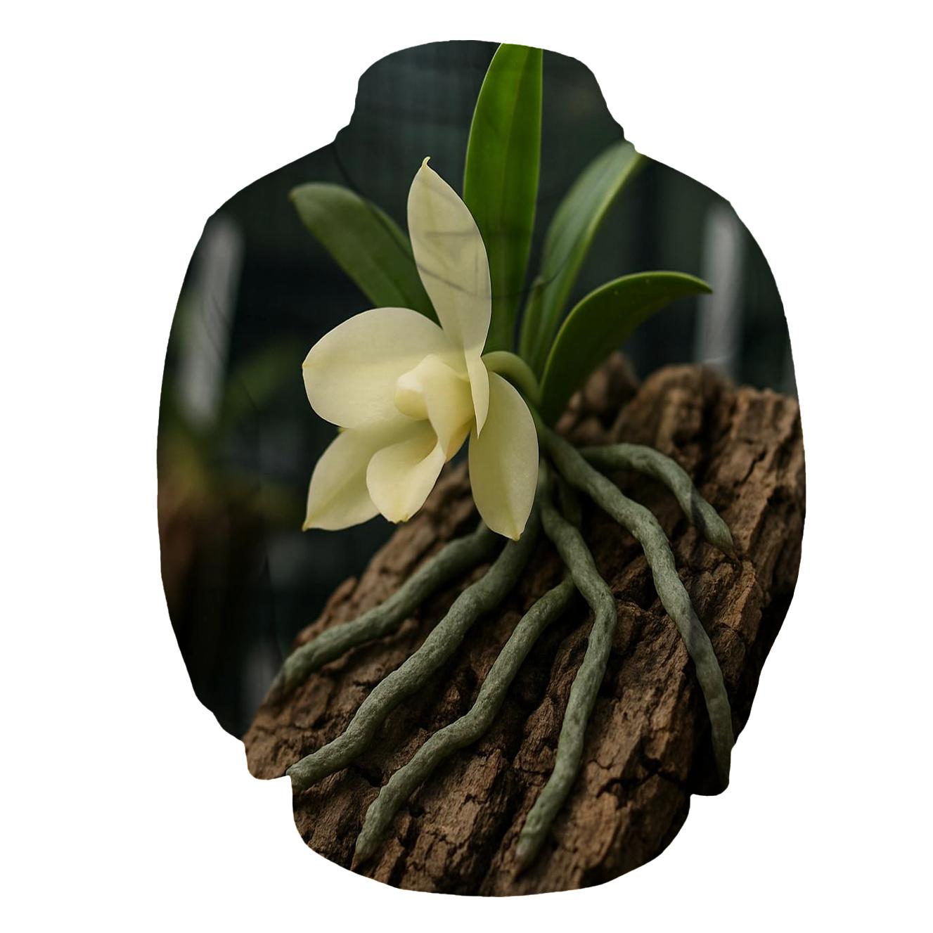 Orchid Roots And Bark In A Conservation Nursery custom hoodies