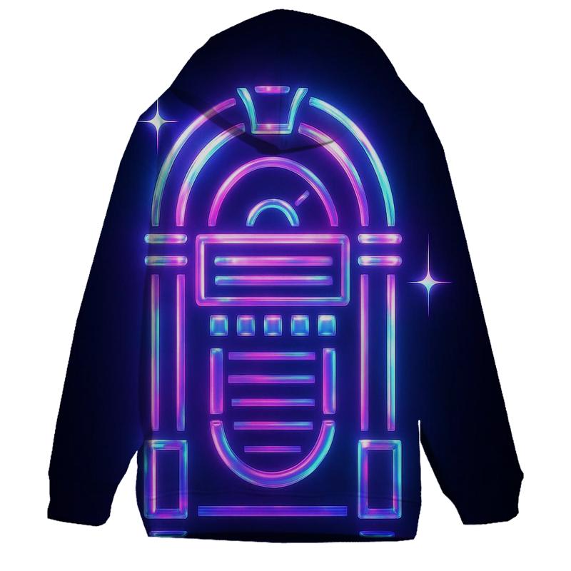Neon Marquee Jukebox hoodie trends