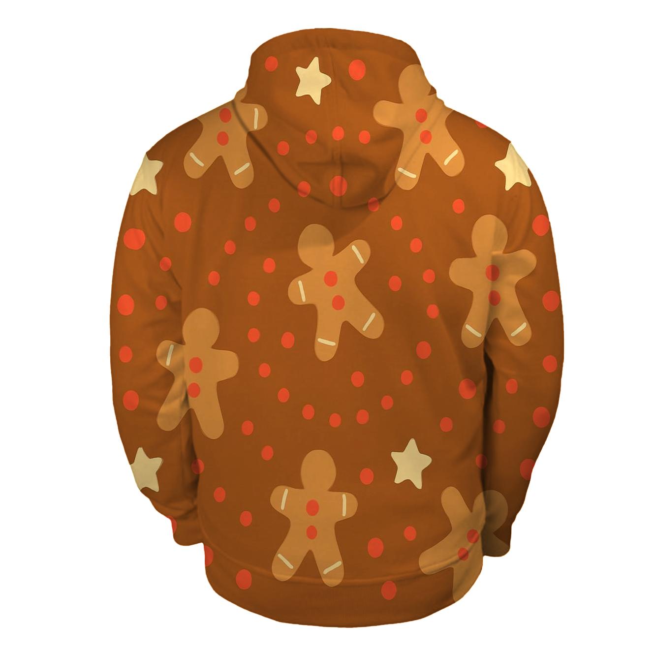 Gingerbread Galaxy Dots hoodie styles