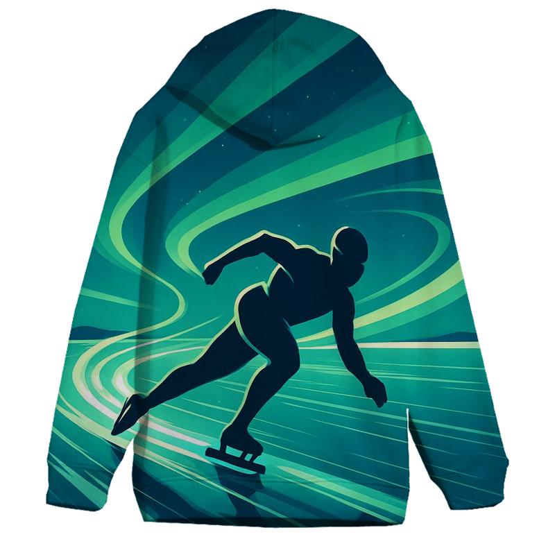 Aurora Ice Sprint printed hoodies