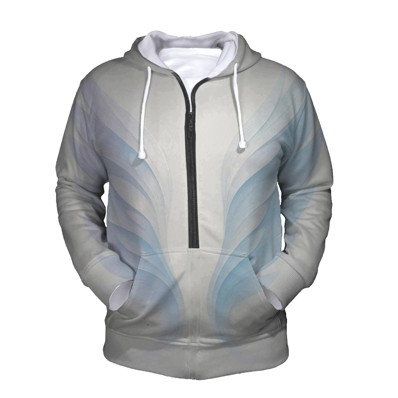 Wings Of Peace Gradient hoodies fashion