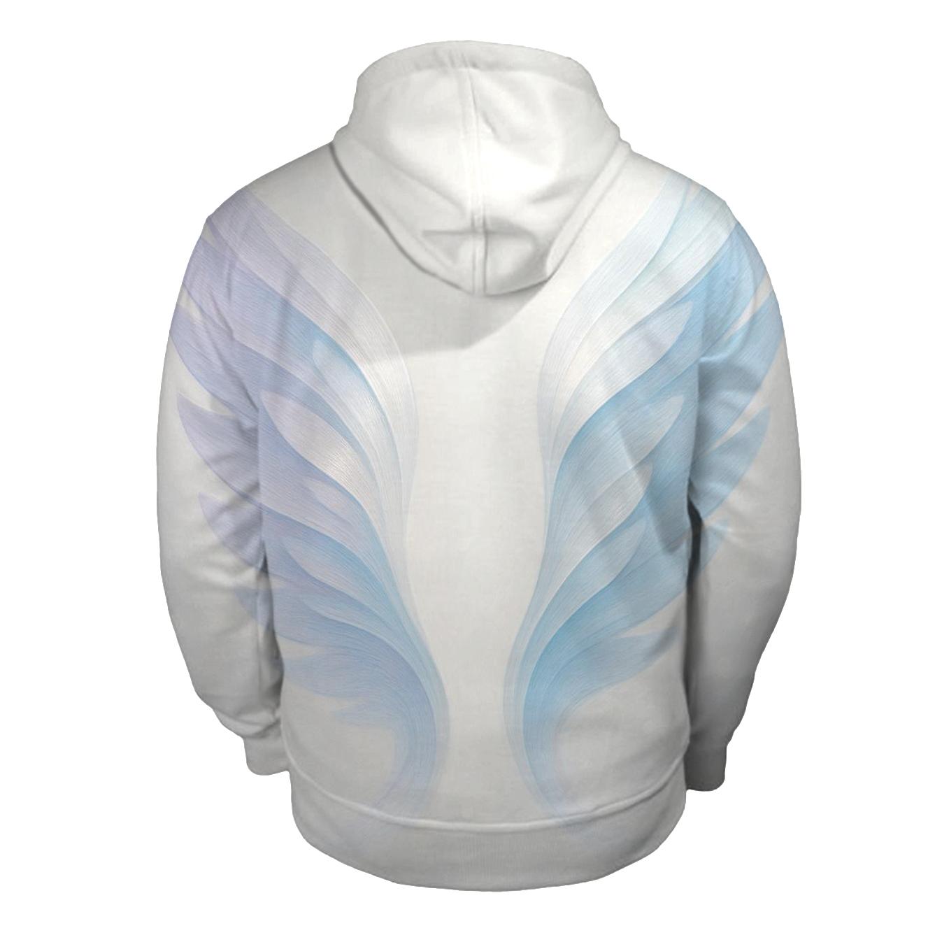 Wings Of Peace Gradient hoodies fashion