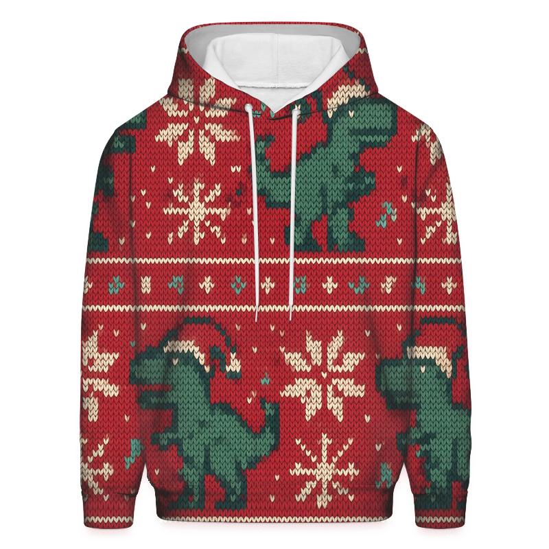 Frosty Sweater Dino Carol Design custom hoodies