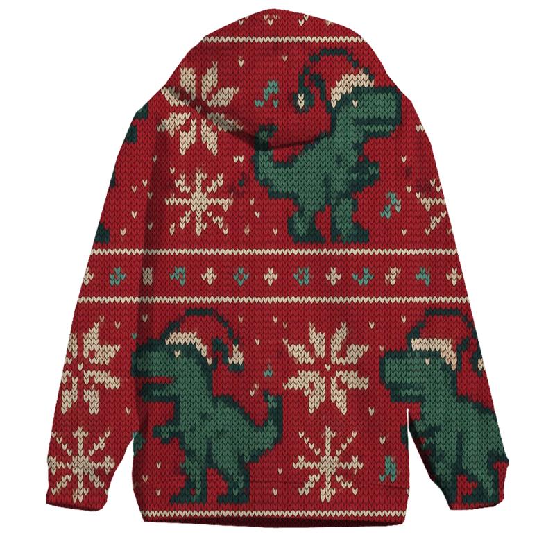 Frosty Sweater Dino Carol Design custom hoodies