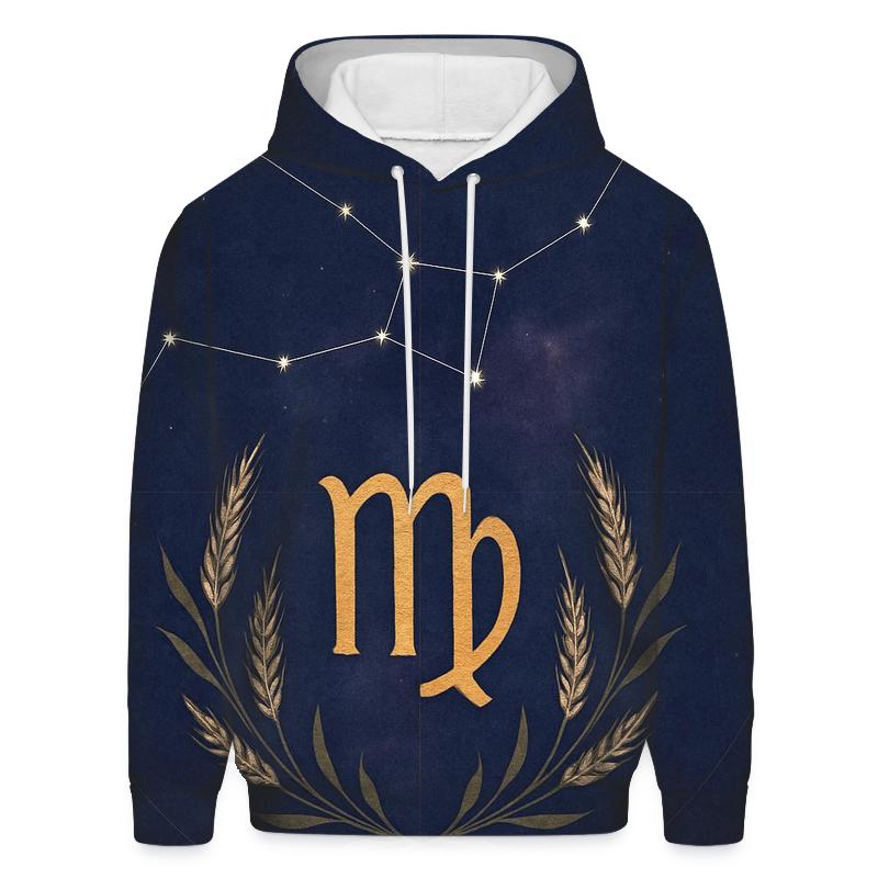 Virgo Wheat And Star Atlas Emblem premium hoodies