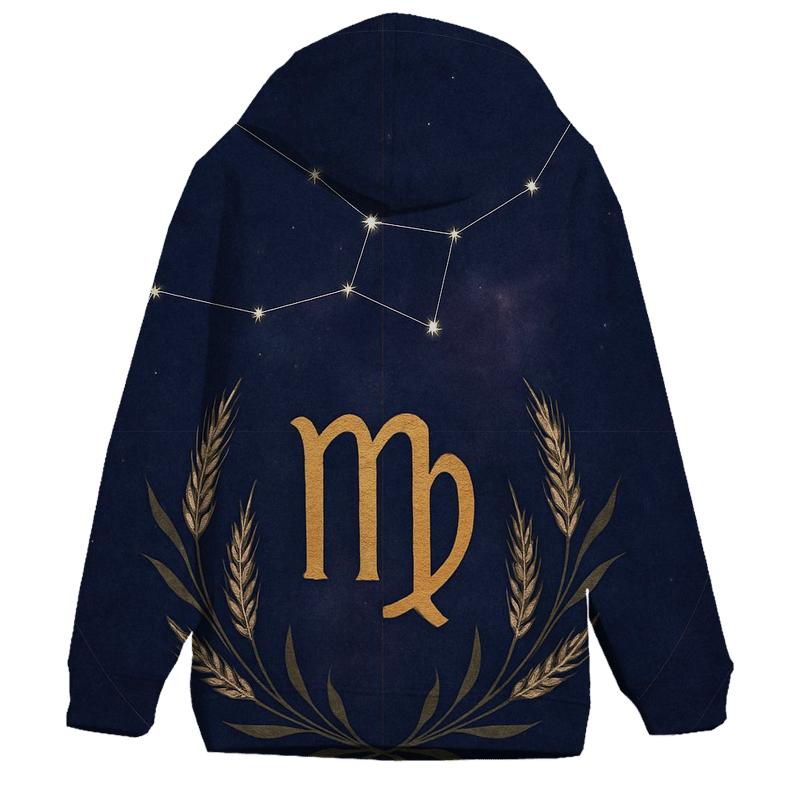 Virgo Wheat And Star Atlas Emblem premium hoodies