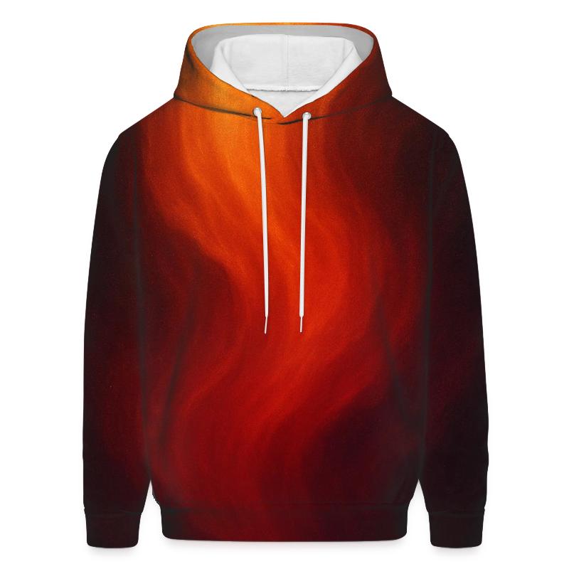 Molten Copper Cascade embroidered hoodies
