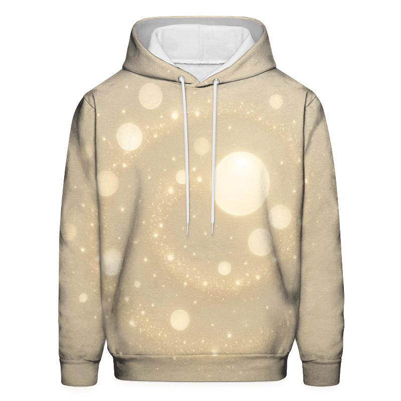 Champagne Orbit Pearls pullover hoodies