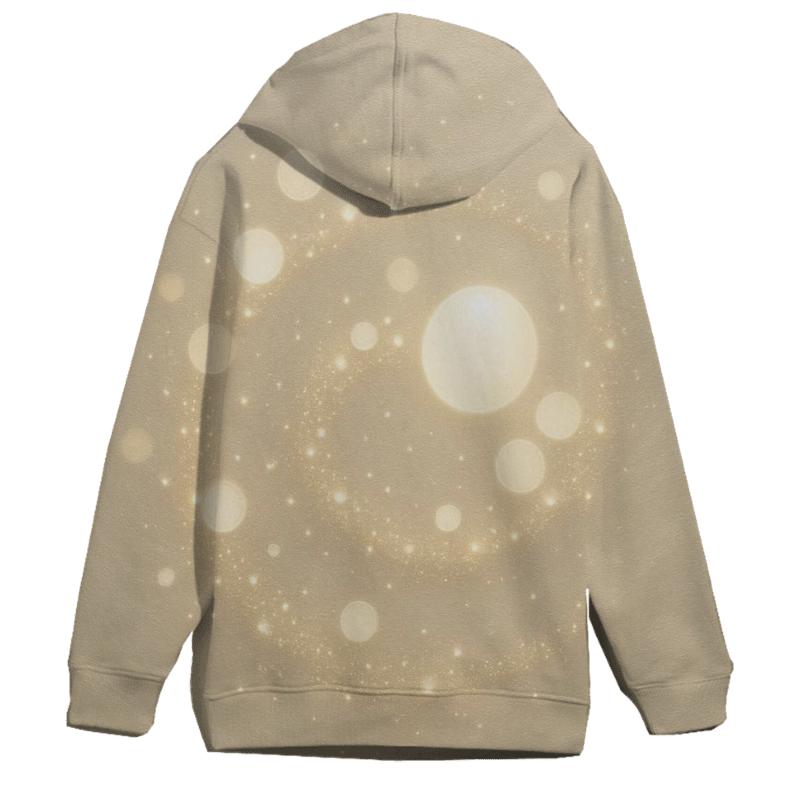 Champagne Orbit Pearls pullover hoodies