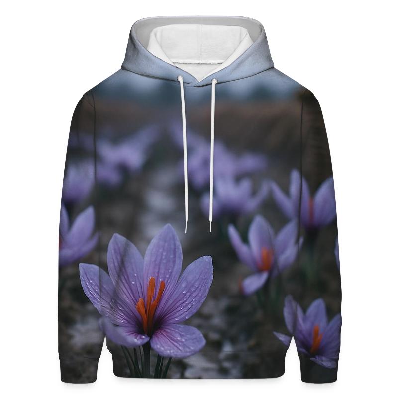 Saffron Crocus Harvest After Rain hoodie styles