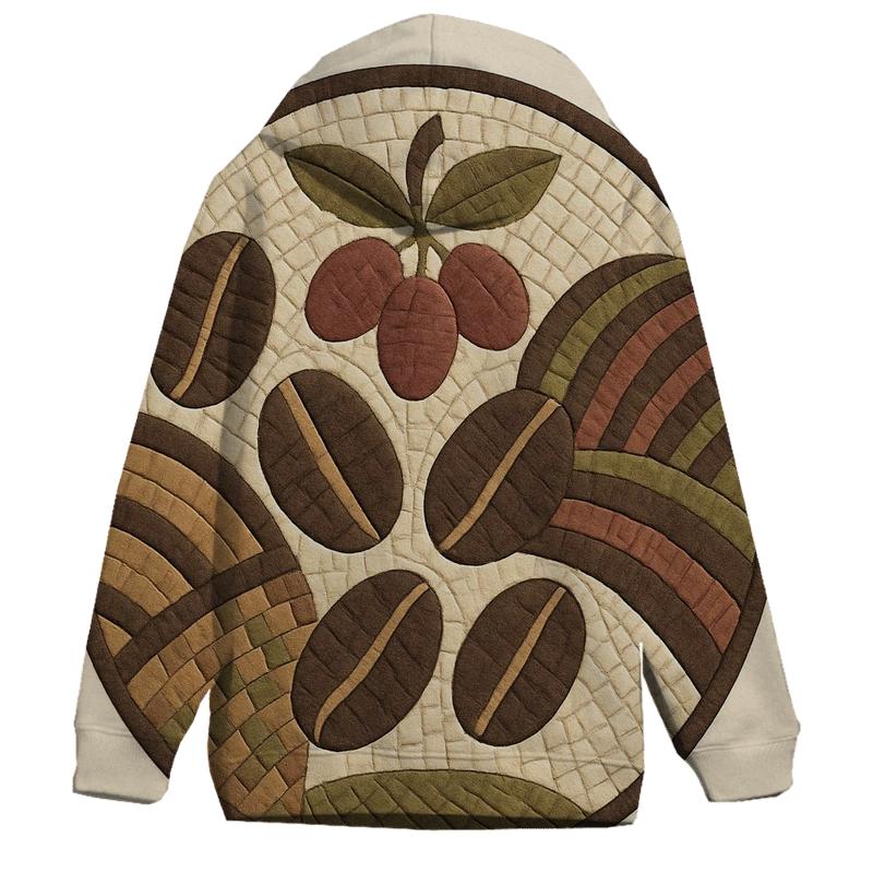 Harvest Bean Mosaic heavyweight hoodies