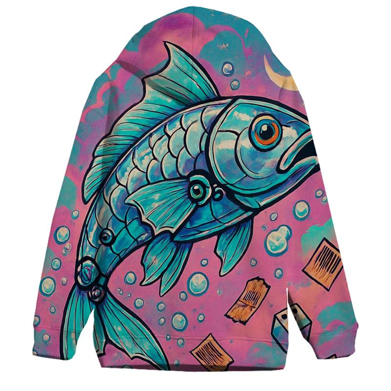 Clockwork Koi In The Soda Sky hoodie trends
