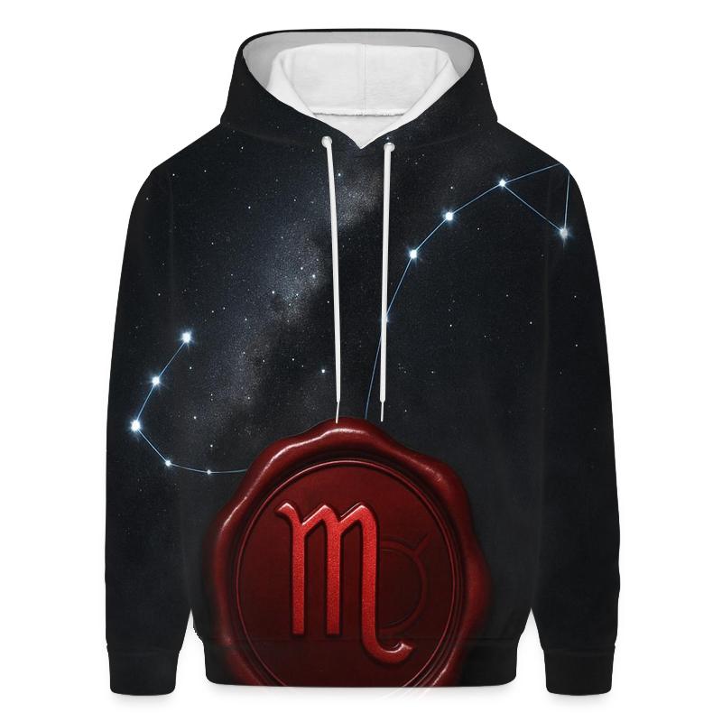 Scorpio Constellation With Mars Sigil Night Seal pullover hoodies