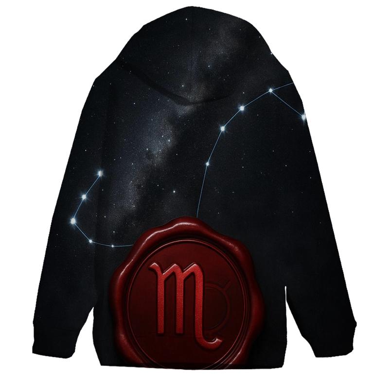 Scorpio Constellation With Mars Sigil Night Seal pullover hoodies
