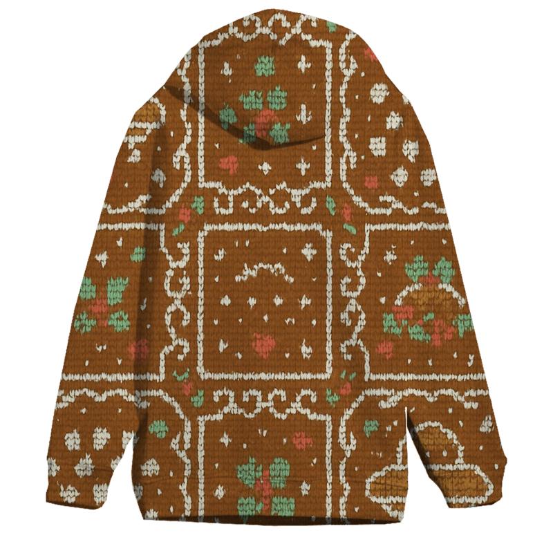 Gingerbread UFO Cookie Swap Design lightweight hoodies
