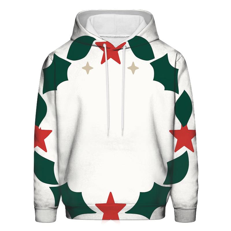 Starlit Holly Orbit Wreath hoodies fashion