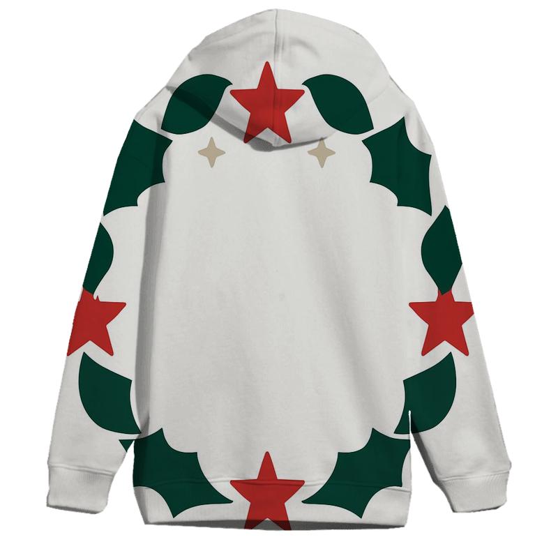 Starlit Holly Orbit Wreath hoodies fashion