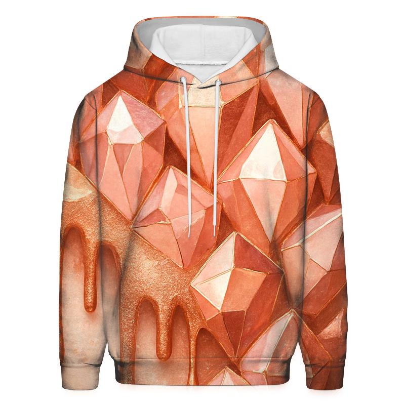 Rose Gold Gem Cascade hoodie styles