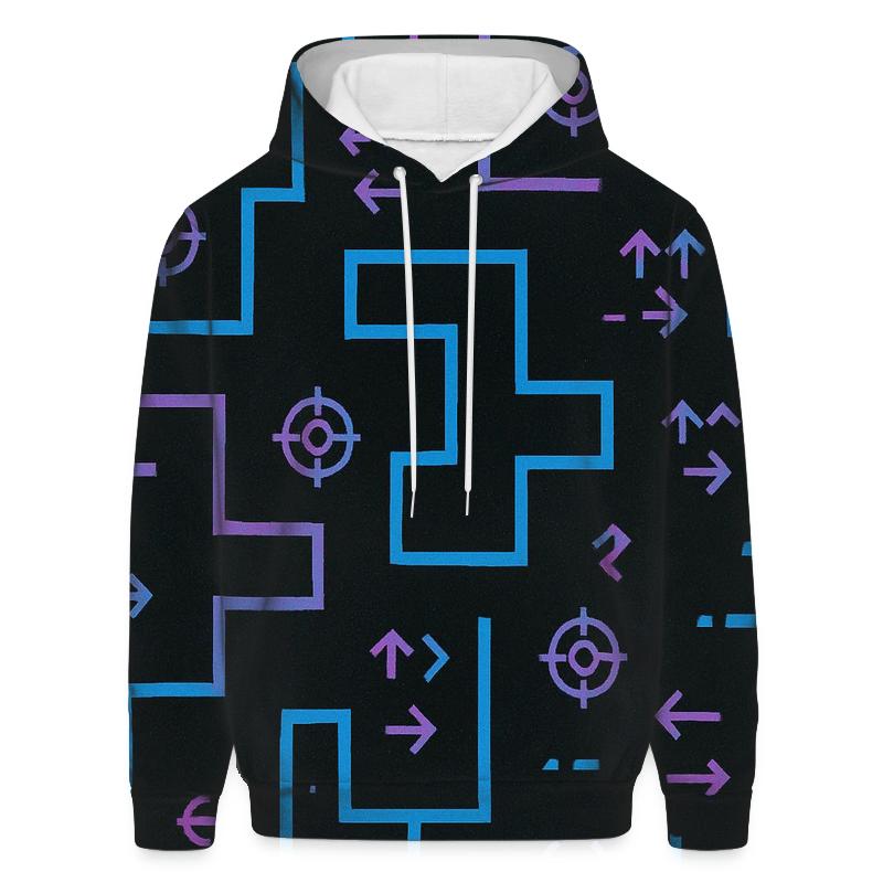 Laser Tag Maze Blueprint hoodie styles