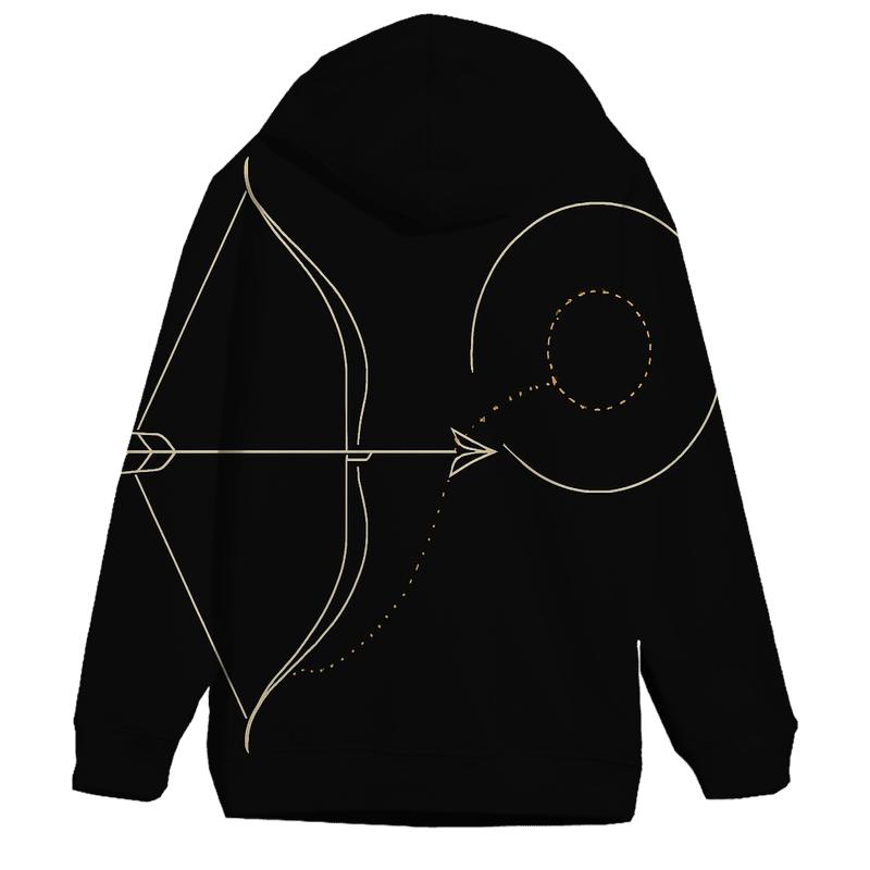 Constellation Archery Focus embroidered hoodies