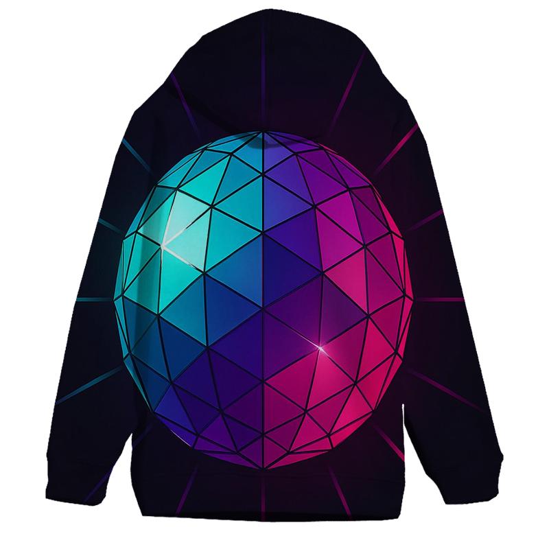 Disco Prism Burst printed hoodies
