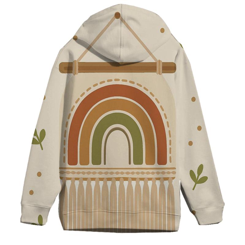 Macrame Rainbow Wall Hanging embroidered hoodies