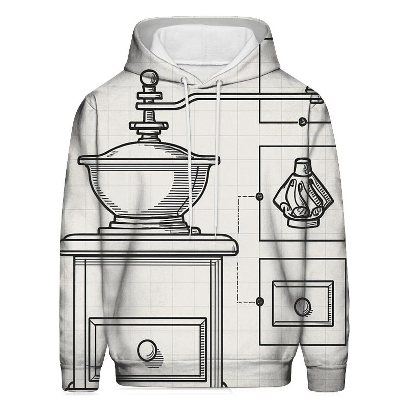 Vintage Grinder Blueprint hoodie trends