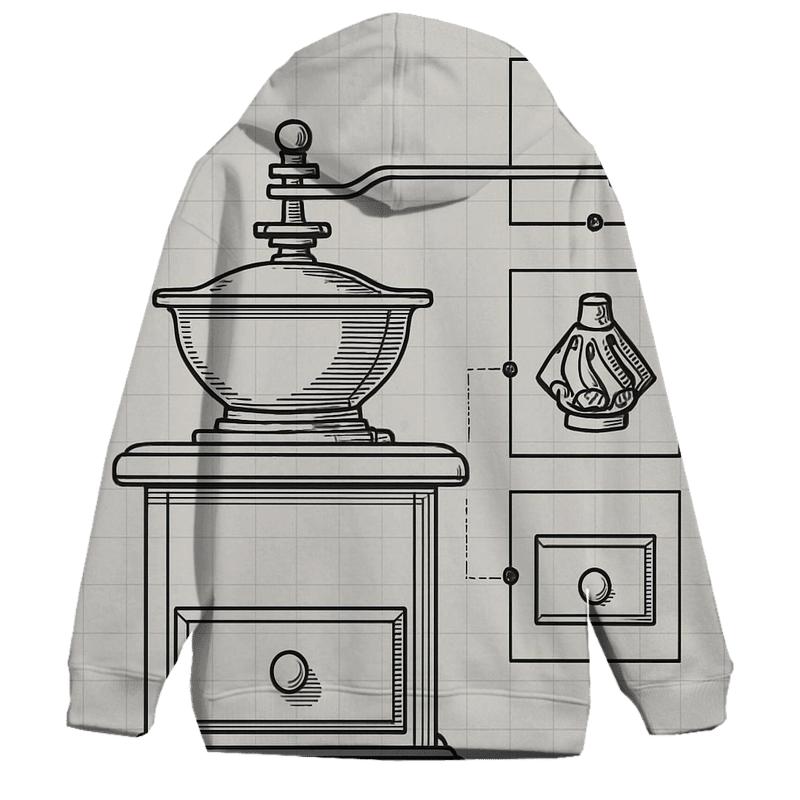 Vintage Grinder Blueprint hoodie trends