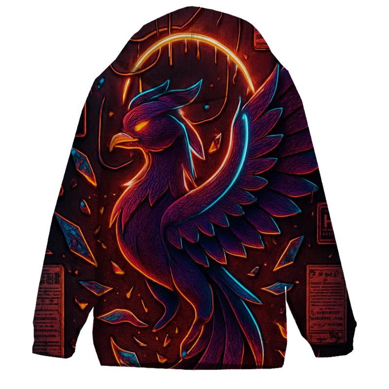 Neon Taxidermy Phoenix hoodies fashion