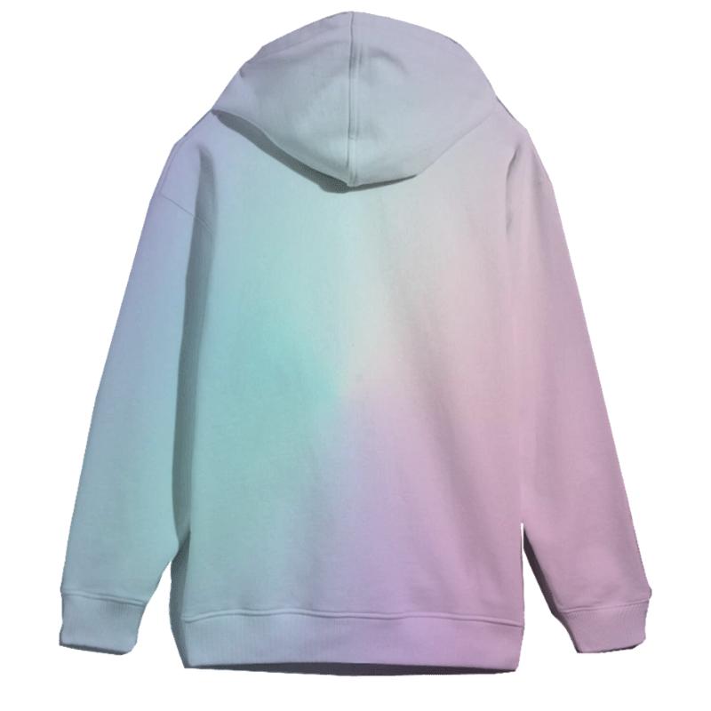 Prismatic Fog Lattice zip-up hoodies