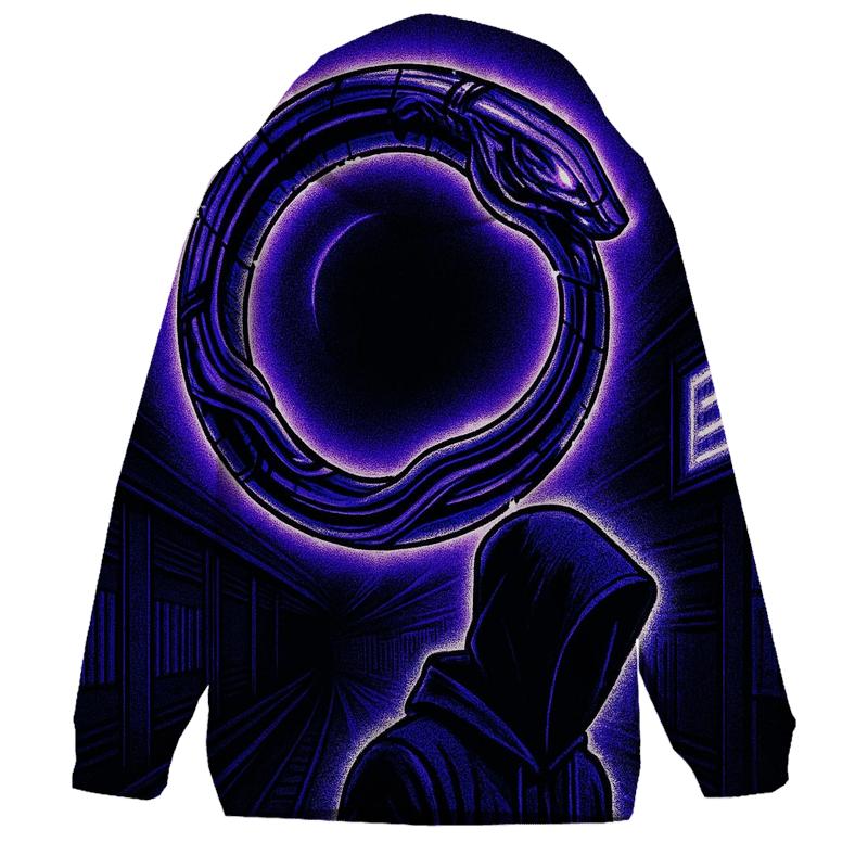 Ouroboros Neon Subway Halo custom hoodies
