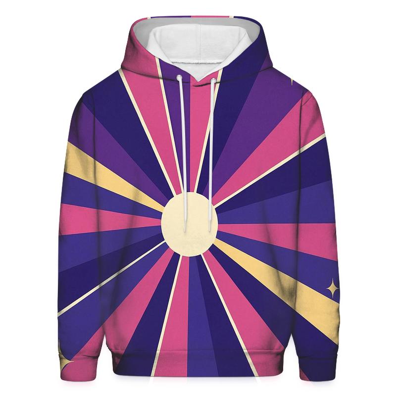 Disco Starburst Dance Floor graphic hoodies