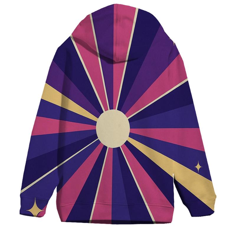 Disco Starburst Dance Floor graphic hoodies