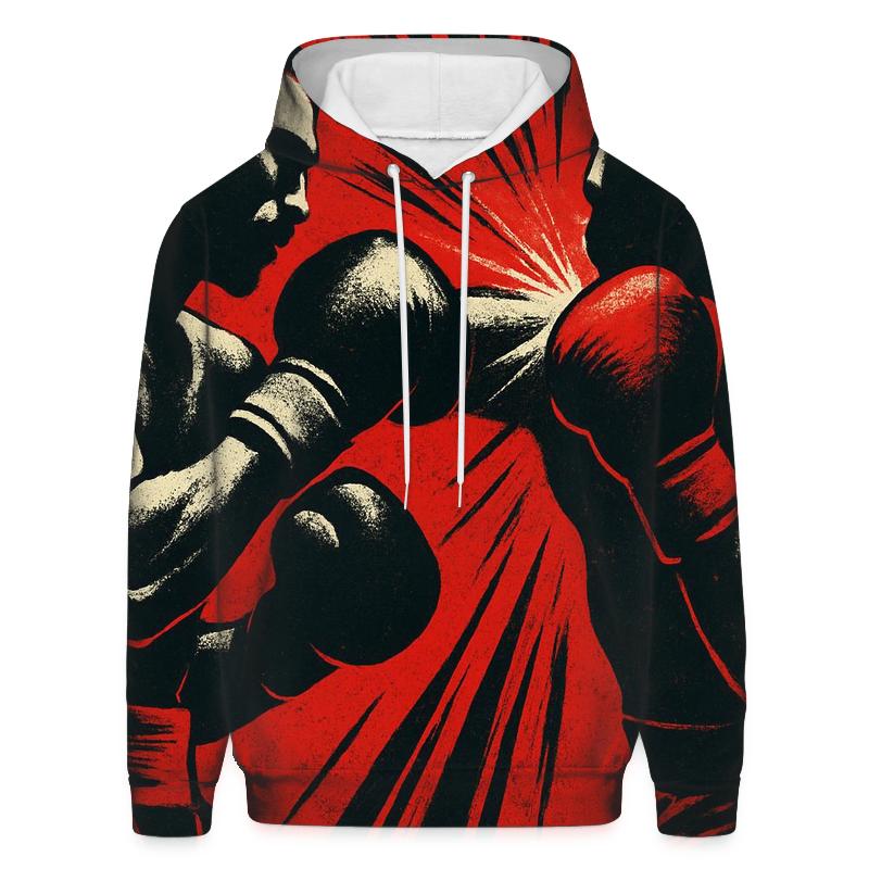 Solar Flare Boxing Exchange printed hoodies