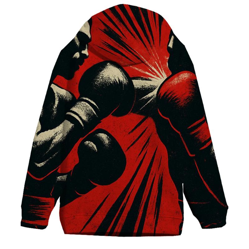 Solar Flare Boxing Exchange printed hoodies