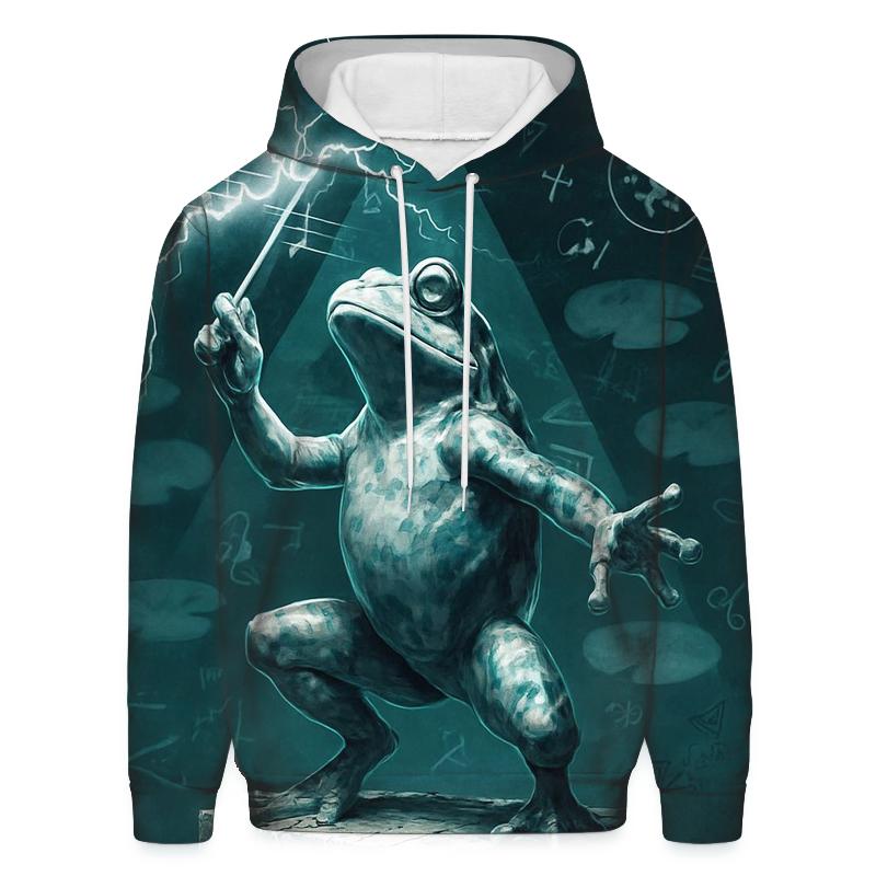 Marble Frog Conducting Static pullover hoodies