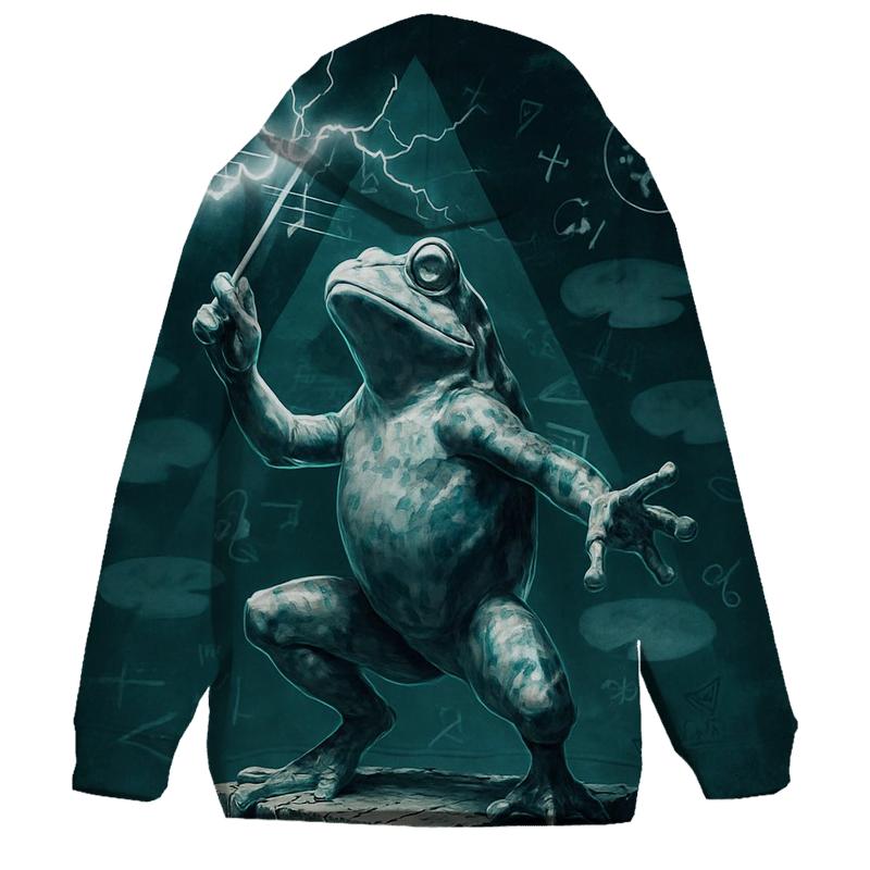 Marble Frog Conducting Static pullover hoodies