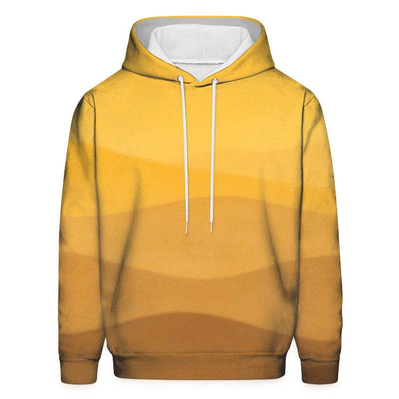 Saffron Dune Gradient hoodies fashion