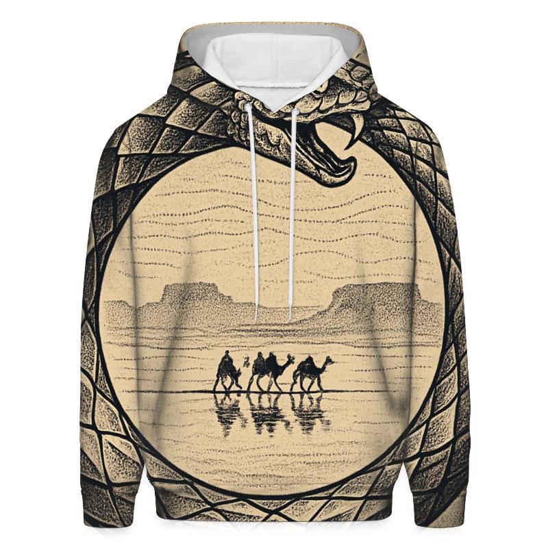 Ouroboros Desert Mirror Caravan premium hoodies