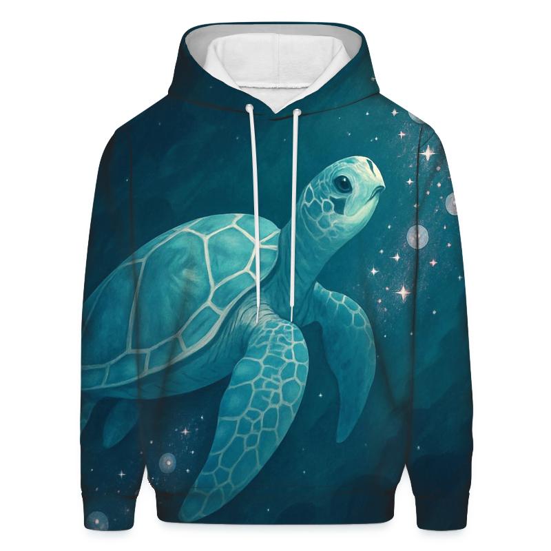 Underwater Stargazer Turtle pullover hoodies