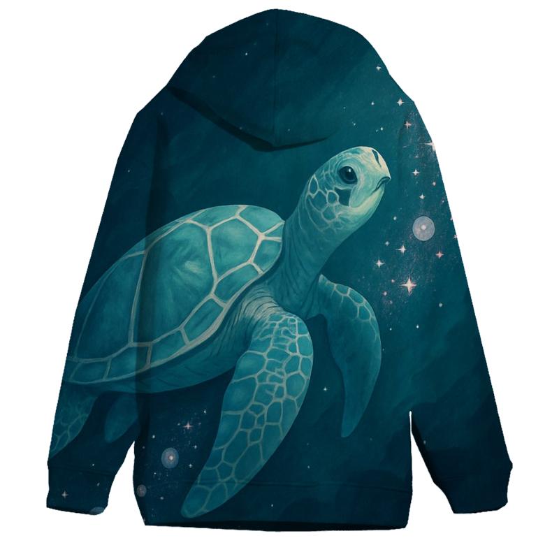 Underwater Stargazer Turtle pullover hoodies