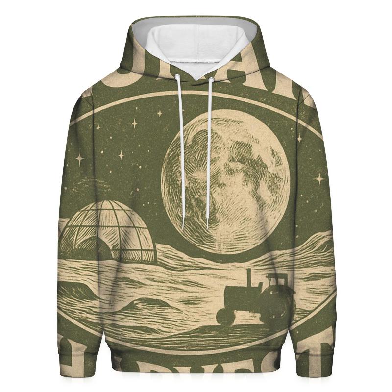 Sepia Lunar Farm Produce Crate Label hoodie trends