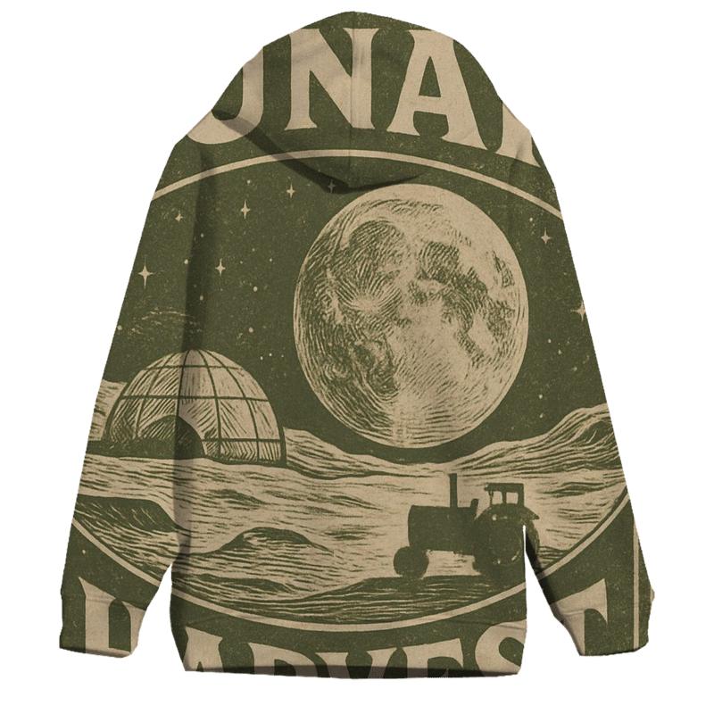 Sepia Lunar Farm Produce Crate Label hoodie trends