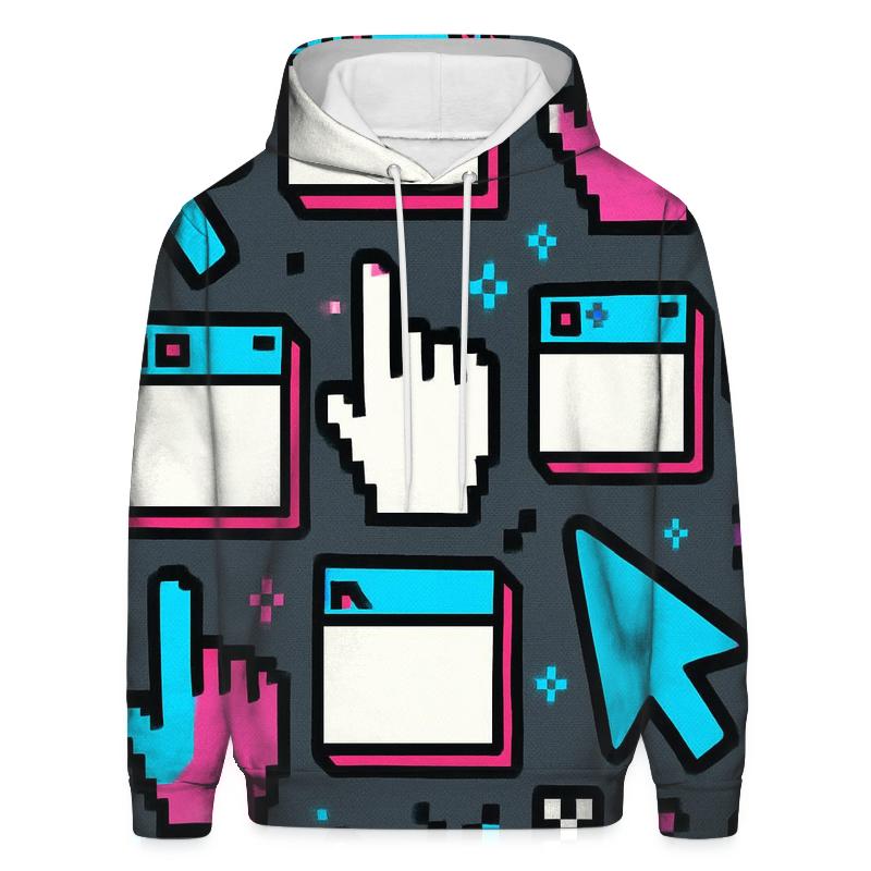 Retro Computer Cursor Pop Art hoodies fashion