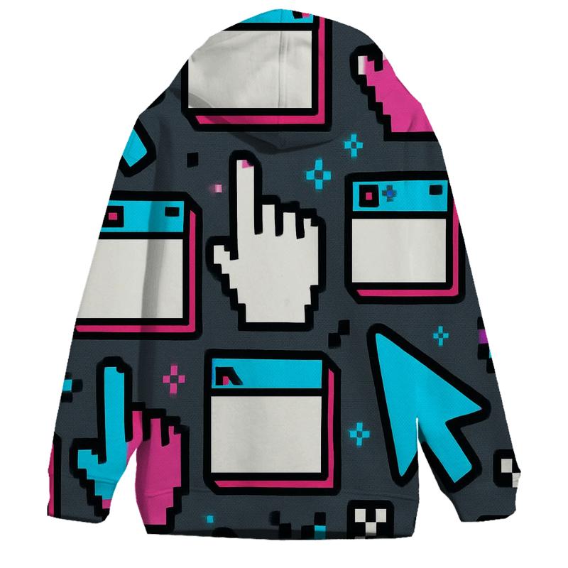 Retro Computer Cursor Pop Art hoodies fashion
