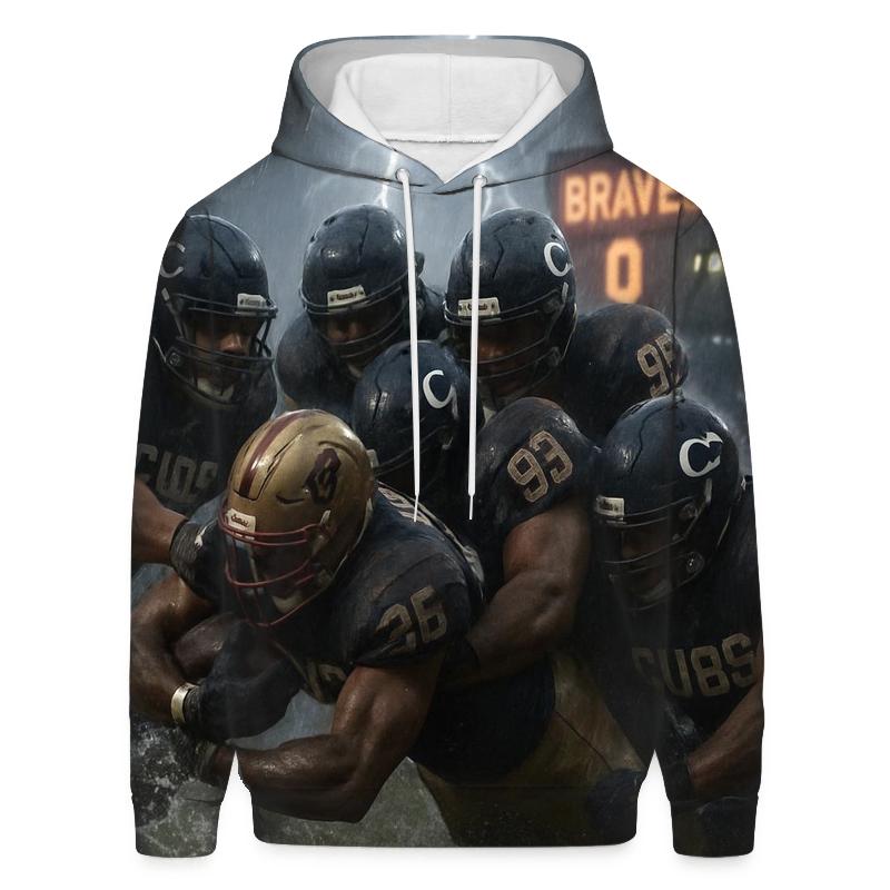 Rainstorm Goal Line Stand embroidered hoodies