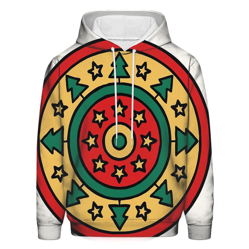 Ornament Mandala Rings designer hoodies