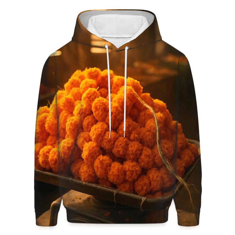 Marigolds On A Market Scale At Closing Time graphic hoodies