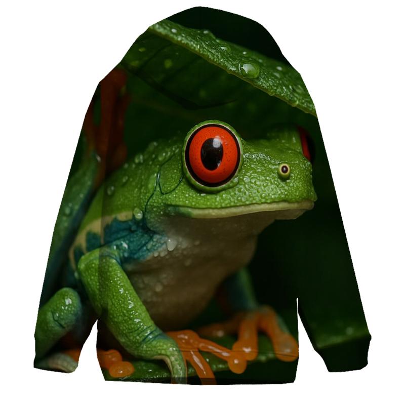 Rainforest Glide Red Eyed Tree Frog lightweight hoodies
